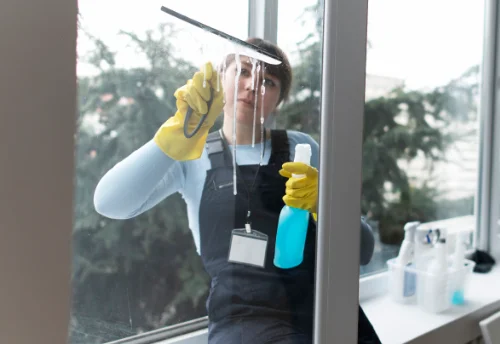 Nettoyage de vitres intérieures et extérieures à Sainte-Agnès